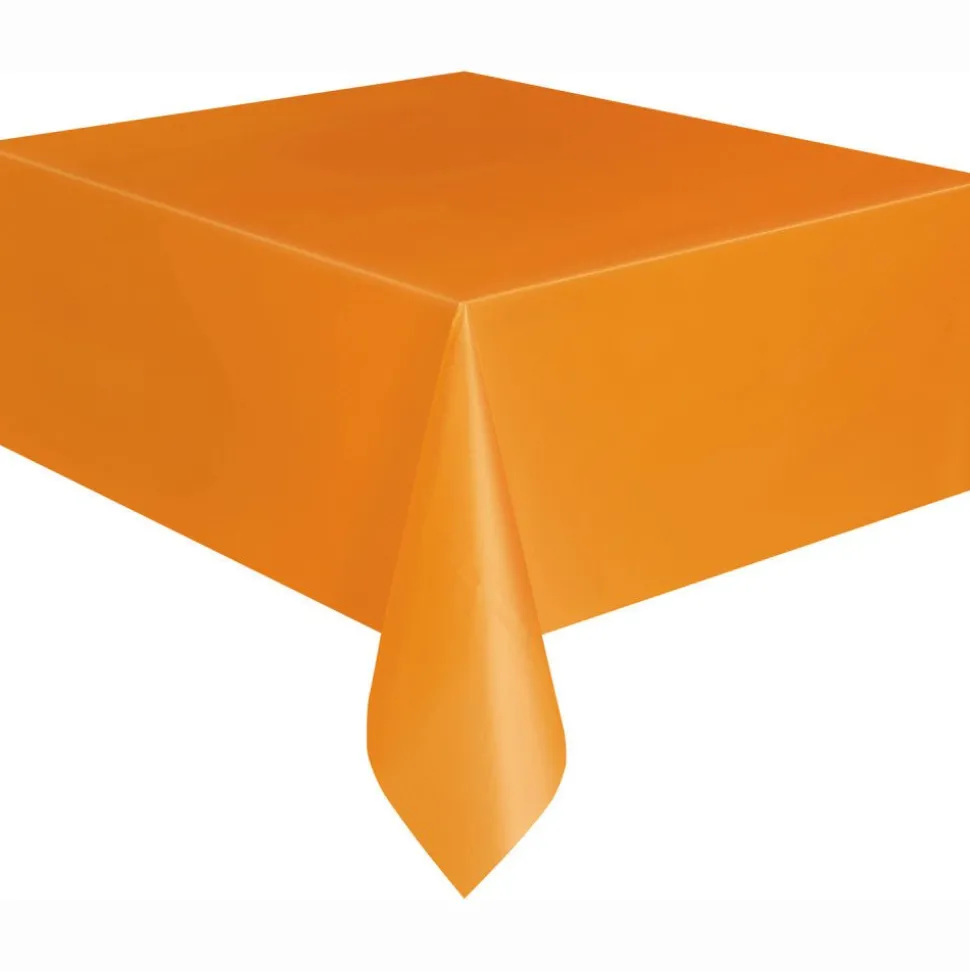 Oranje Tafelkleed Plastic 2,74m