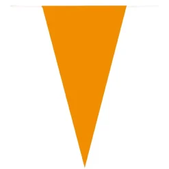 Oranje Vlaggenlijn Papier 10m