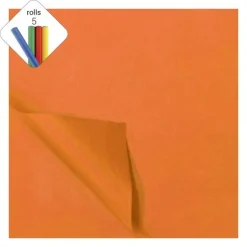 Oranje Zijdevloeipapier 50x70cm 5st