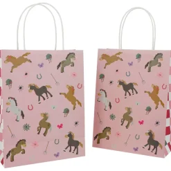 Paard Uitdeeltasjes 27cm 6st