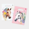 Paard Uitdeelzakjes Wit Roze 6st
