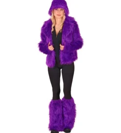 Paarse Beenwarmers Pluche
