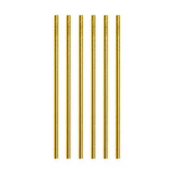 Papieren Gouden Rietjes 19,7cm 20st