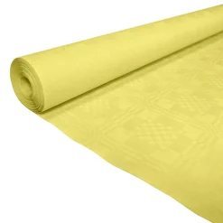 Papieren Tafelkleed Geel 8m