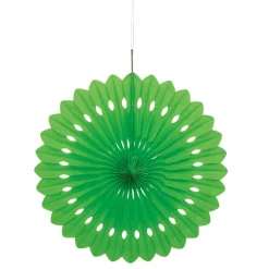 Papieren Waaier Lime Groen 40cm