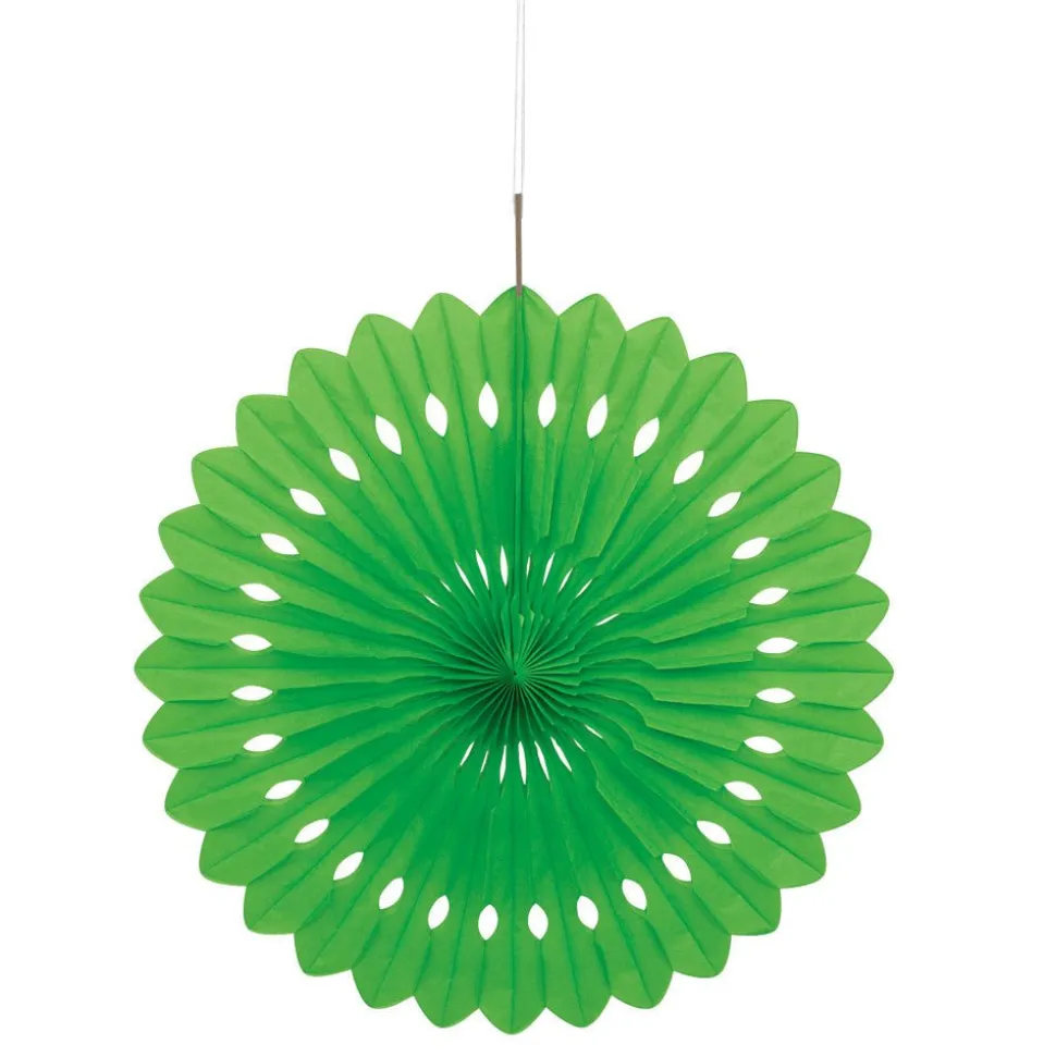 Papieren Waaier Lime Groen 40cm