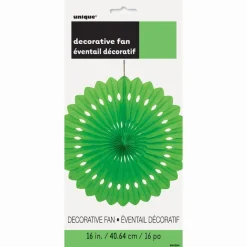 Papieren Waaier Lime Groen 40cm