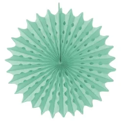 Papieren Waaier Mint Groen 45cm