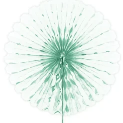 Papieren Waaier Mint Groen 45cm