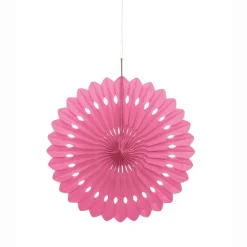 Papieren Waaier Roze 40cm