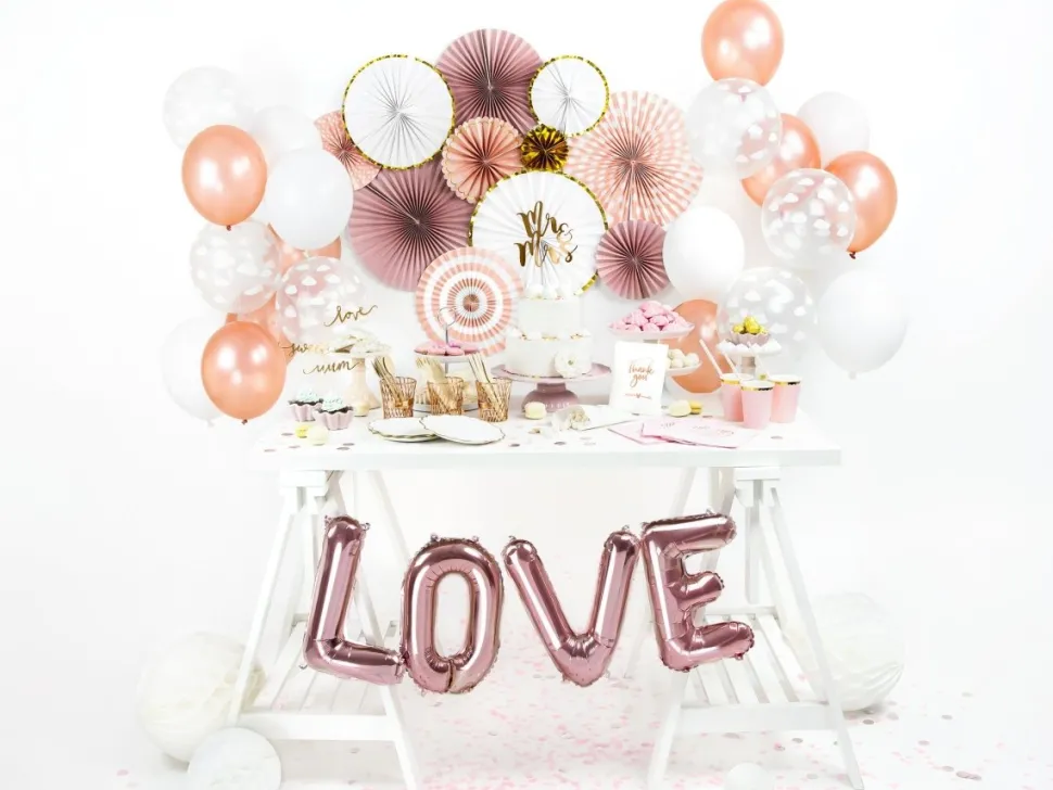 Papieren Waaiers Wit Set 23-40cm 3 delig