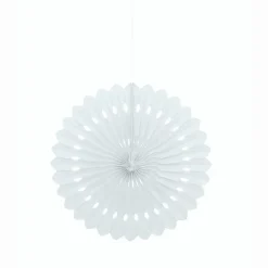 Papieren Waaier Wit 40cm