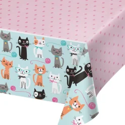 Party Cats Tafelkleed Plastic 2,24m