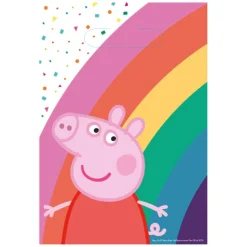 Peppa Pig Uitdeelzakjes Party 23,4cm 8st