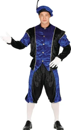 Pietenpak Blauw Zwart