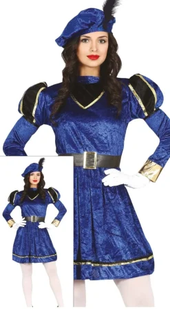 Pietenpak Jurk Blauw