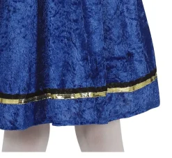 Pietenpak Jurk Kind Blauw/Goud
