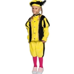 Pietenpak Kind Katoen Geel/Zwart