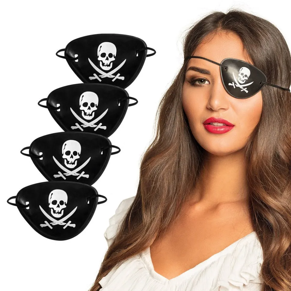 Piraten Accessoires Ooglapjes 4st