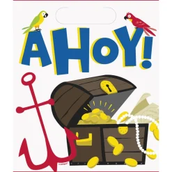 Piraten Uitdeelzakjes Ahoy 8st