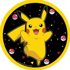 Pokemon Borden Zwart Geel 23cm 8st