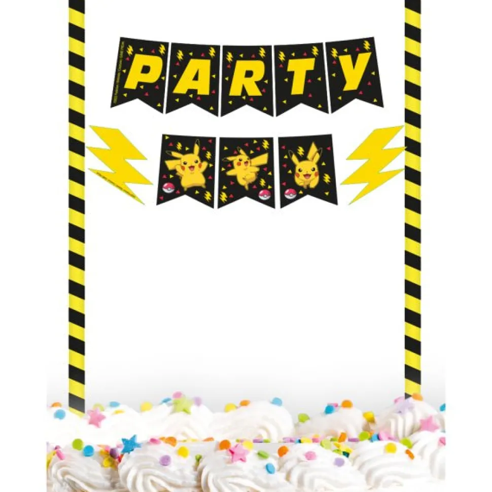 Pokemon Taarttopper Zwart Geel 25cm