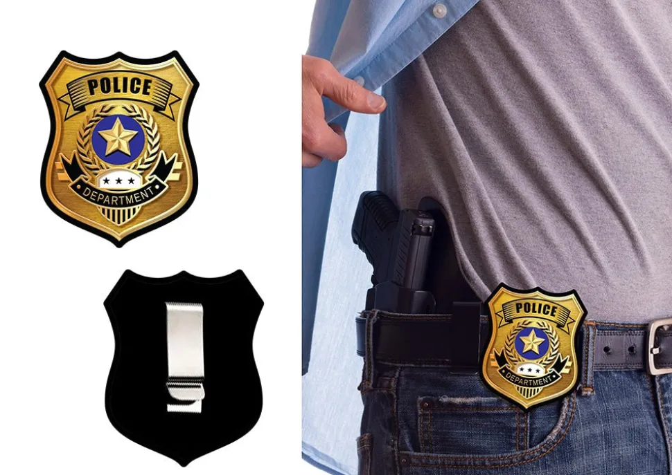 Politie Badge Goud