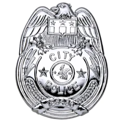 Politie Badge Zilver