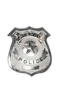 Politie Badge Zilver