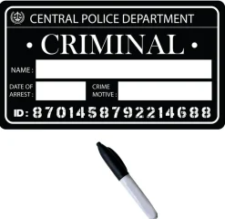 Politie Bord Criminal