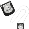 Politie Ketting Zwart Zilver