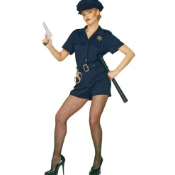 Politie Kostuum Donkerblauw Dames