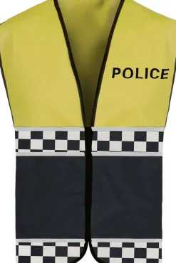 Politie Vest Geel Zwart Kind