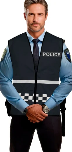 Politie Vest Zwart
