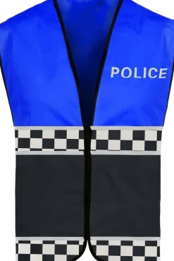 Politie Vest Zwart Blauw Kind