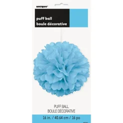 Pompon Lichtblauw 40cm