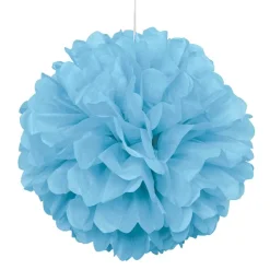 Pompon Lichtblauw 40cm