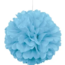 Pompon Lichtblauw 20cm 3st