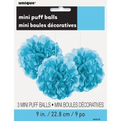 Pompon Lichtblauw 20cm 3st