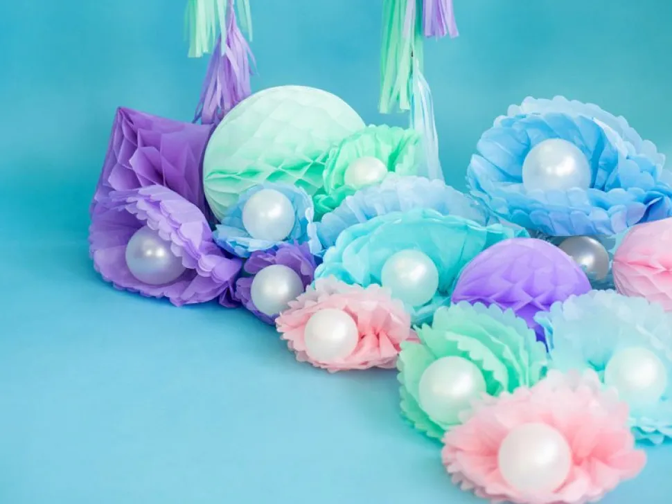 Pompon Lichtroze 25cm