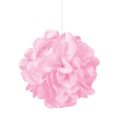 Pompon Lichtroze 20cm 3st