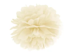 Pompon Vanille Creme 35cm