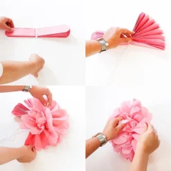 Pompon Zwart 30cm