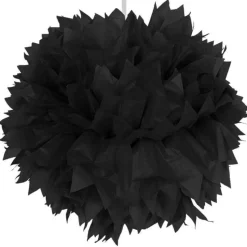 Pompon Zwart 30cm