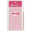 Popcorn Uitdeelzakjes 25,4cm 10st