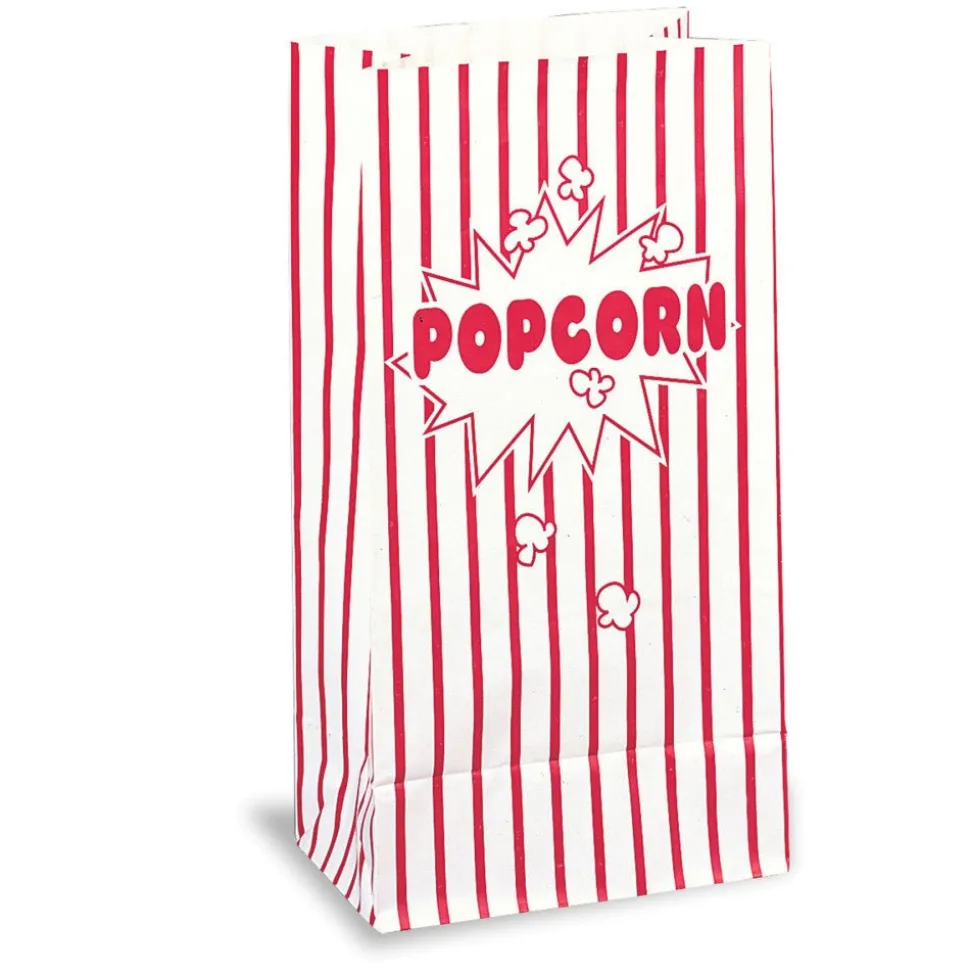 Popcorn Uitdeelzakjes 25,4cm 10st