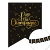 Pop The Champagne Slinger Zwart Goud 6m