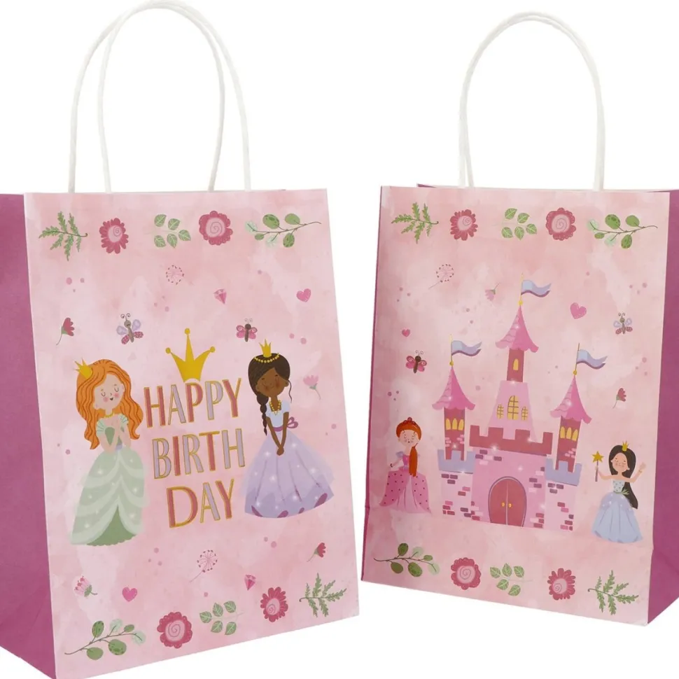 Prinsessen Uitdeeltasjes 27cm 6st
