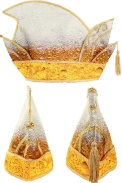 Prins Pils Muts Goud Galon Maat 63