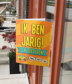 Raambord Van harte gefeliciteerd 60cm